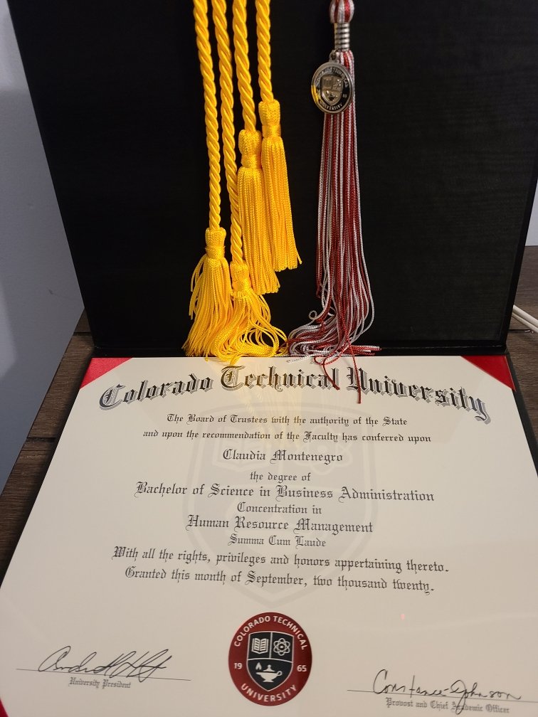 I'm thankful to work for a company that cares about their employees' success. Thank you T-Mobile for helping me become the first college graduate in my family!