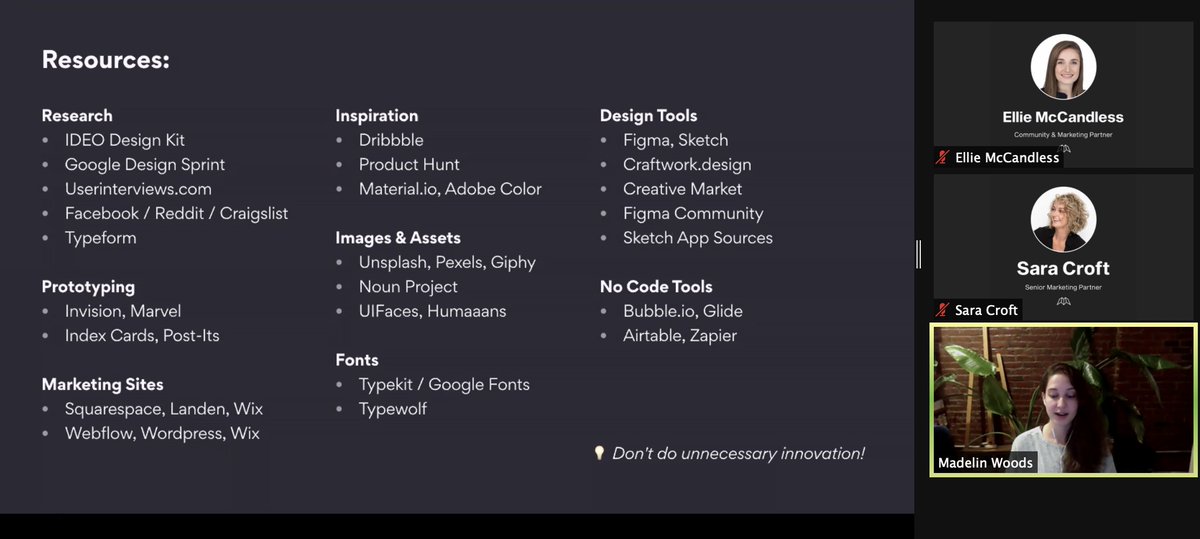 betterproduct_'s tweet photo. "Use what's out there. Don't reinvent the wheel." @madw @hellowalden discussing how so many design resources currently exist, you just have to know where to look. #design #uxdesign https://t.co/m1rPvUWB0h
