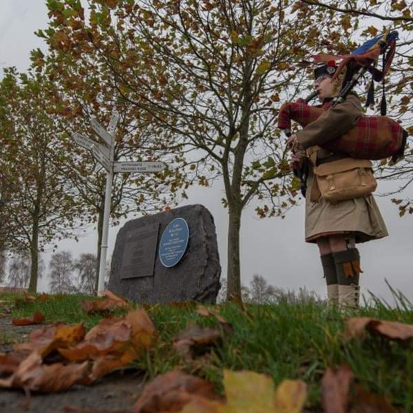 Remembrance on the battlefield today where Irish soldiers fought and died together in August 1917. "Ar dheis Dé go raibh a n-anamacha uile".