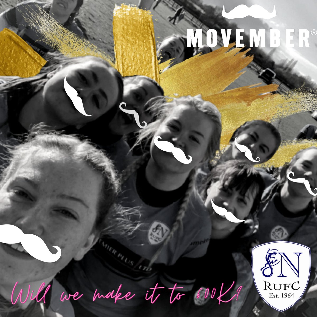 We're raising funds &amp; awareness for <a href="/Movember/">Movember USA</a>, for all the dads, brothers, sons and mates in our lives. To achieve this we aren't growing moustaches, but are aiming to cover 600k over the month to raise awareness and support for men's health.

uk.movember.com/team/2396213?m…