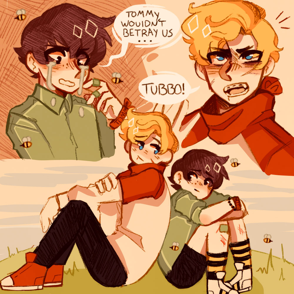 images Tubbo And Tommy Fanart Ship saying xd tubbofanart