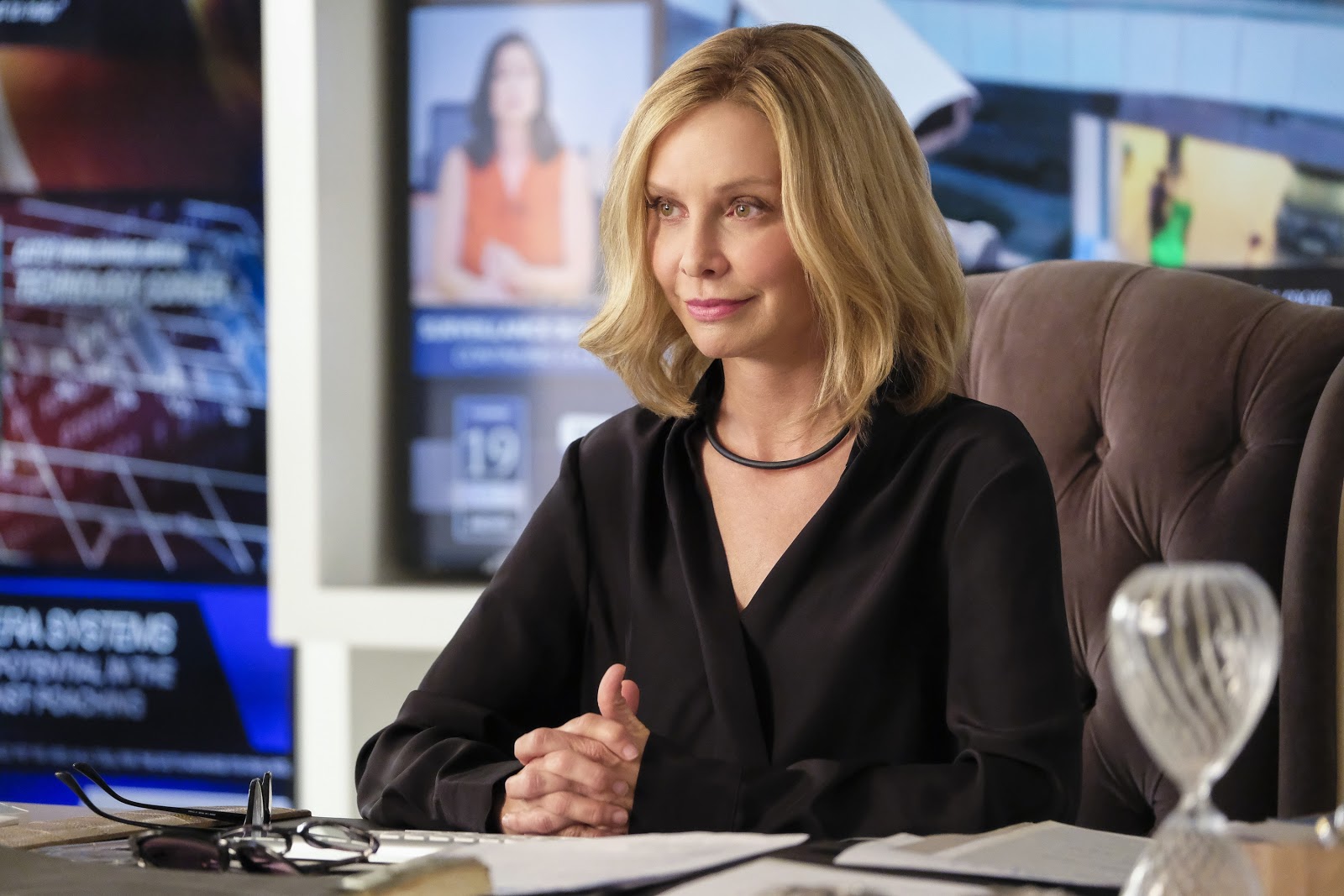 Happy birthday to Calista Flockhart, who plays media mogul Cat Grant on 