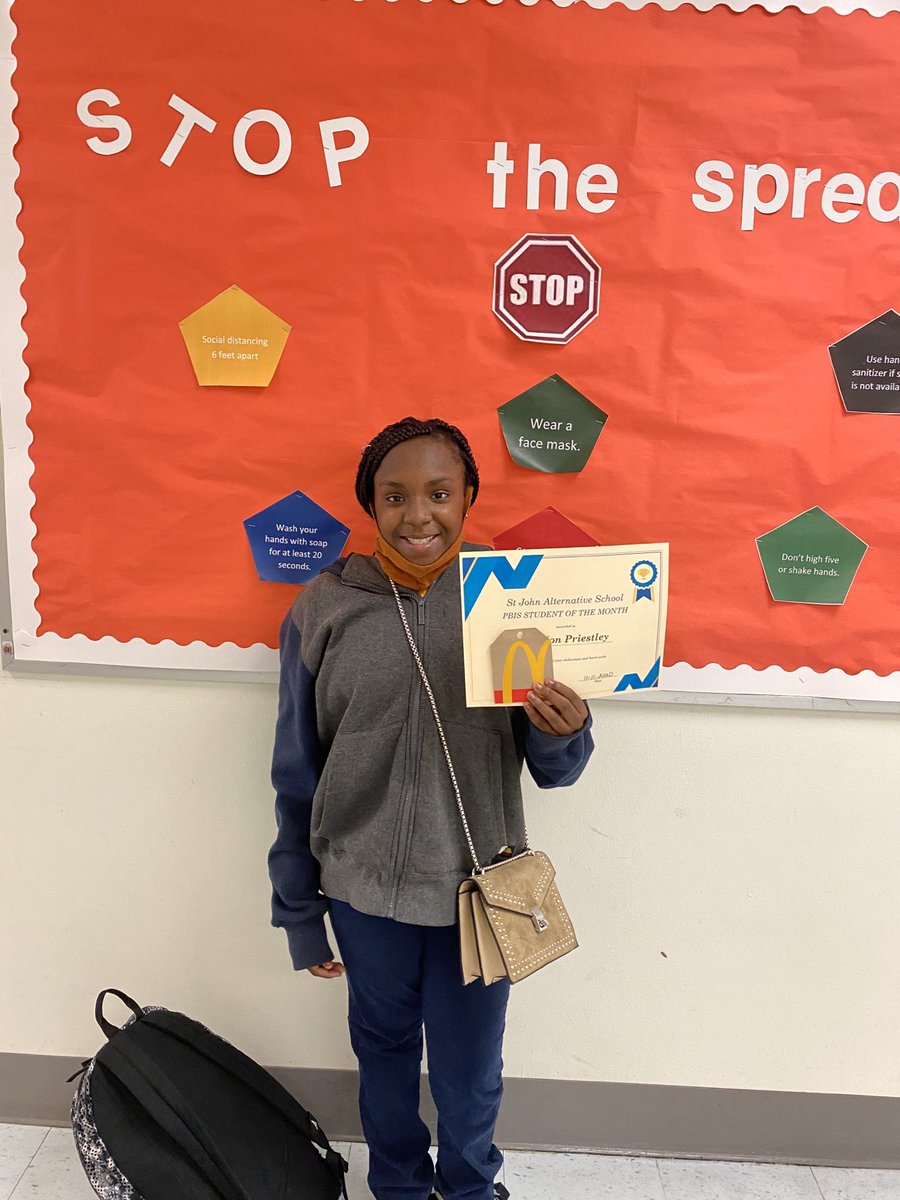 SassySbailey's tweet photo. SJAP In-Person Student of the Month/October. #proudofyou #sjappanthers https://t.co/qEOa0BF6Ac
