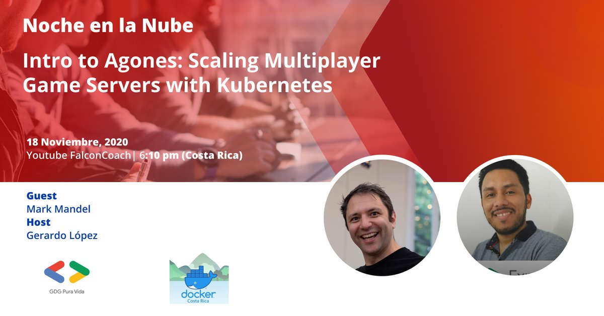 gelopfalcon's tweet photo. Next Wednesday. Special guest: @Neurotic  will speak about Intro to Agones: Scaling Multiplayer game servers with k8s. Save your spot here https://t.co/C8Sx0ydzom https://t.co/0oZFm1YfGZ