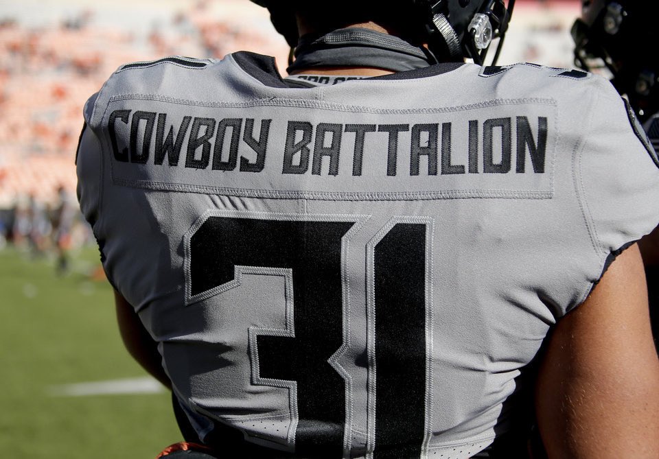 oklahoma state cowboy battalion jersey