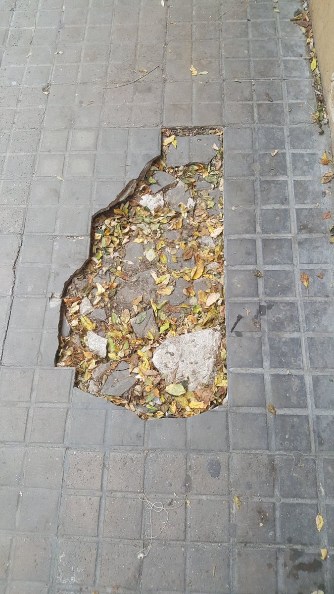 biobeica's tweet photo. Estado deplorable de la acera en la calle Jose Nebra, cualquier dia una desgracia! @heraldoes @zaragoza_es @avvsj https://t.co/YTfNOcvuEn