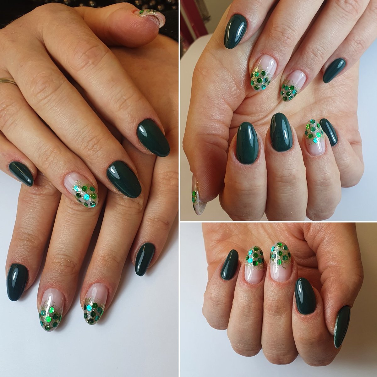 WestArtNails's tweet photo. #drykombinationmanicure #efilemanicure #gelpolish #hardgelnails #shellacpolish #darkgreennails #sparklenails #autumnnails #designnails #naturalnails #victoriavynn #westartnails #turnpikelane #woodgreen #haringey #london #uk https://t.co/C1QnybMqFU