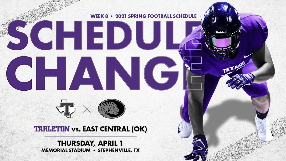 TarletonFB's tweet photo. Make it 6⃣ games in Stephenville this spring! 😈

#TexanNation | #HereComeTheTexans https://t.co/kCOXHTmcMQ
