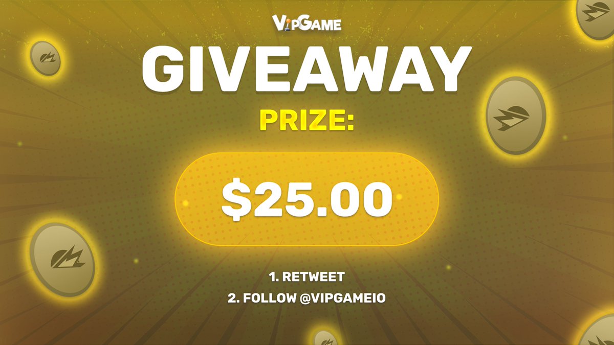 vipgameio's tweet photo. $25.00 Flash Giveaway ⚡️

To Enter:

- Retweet
- Follow @vipgameio 

Ends in 1h, goodluck!
- https://t.co/ayXYgxTtDr 💎 https://t.co/uKz1ZCn2Mx
