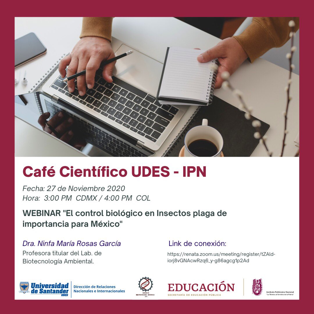 UDESInternal's tweet photo. 🔸Fecha: 27 de noviembre 2020
🔸Hora: 16:00h COL/15:00h CDMX
🔸Enlace: https://t.co/so4bnunGBF https://t.co/DGjJxjxfer
