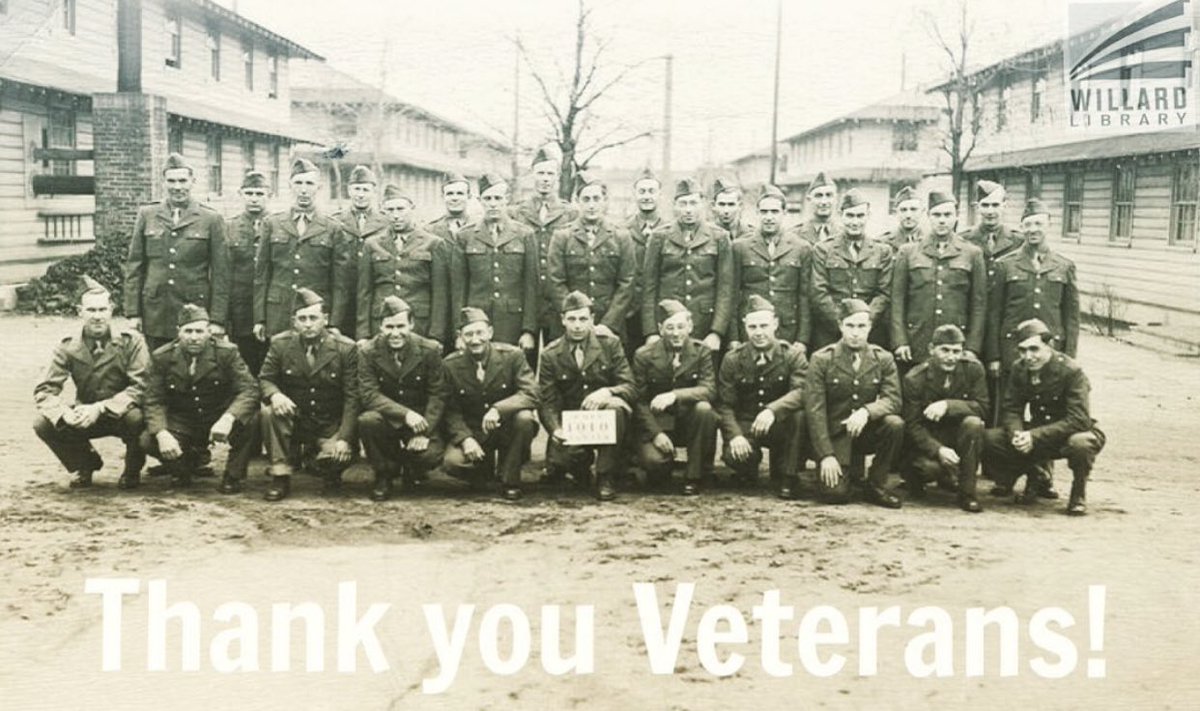 Willard_Library's tweet photo. Veterans at Fort Custer in 1945 #veterans #VeteransDay #ThankyouforyourService #SomeGaveAll #History #fortcuster https://t.co/JHWZWRXKVw