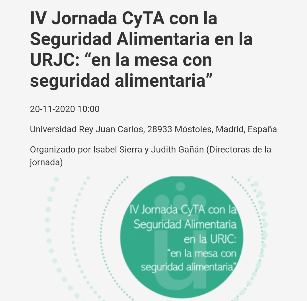 gominolasdpetro's tweet photo. Nos envenenan con los alimentos, que lo he visto en Internet. 
Así se llama la charla que ofreceré el próximo 20 de noviembre en estas jornadas. Estáis a tiempo de apuntaros 👇 https://t.co/dBsNte3vHB