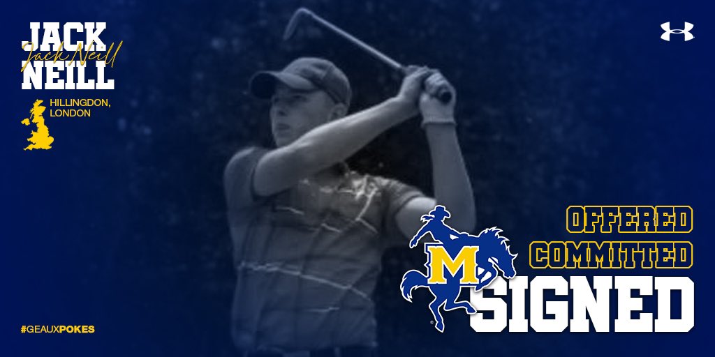 McNeeseMGolf's tweet photo. We’d like to welcome Jack Neil from Hillingdon, London, England to Cowboy Country! 

#GeauxPokes https://t.co/ho2BflmaV3
