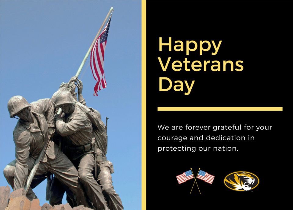 Happy Veterans Day! Honoring those who fight for our freedoms today and everyday.