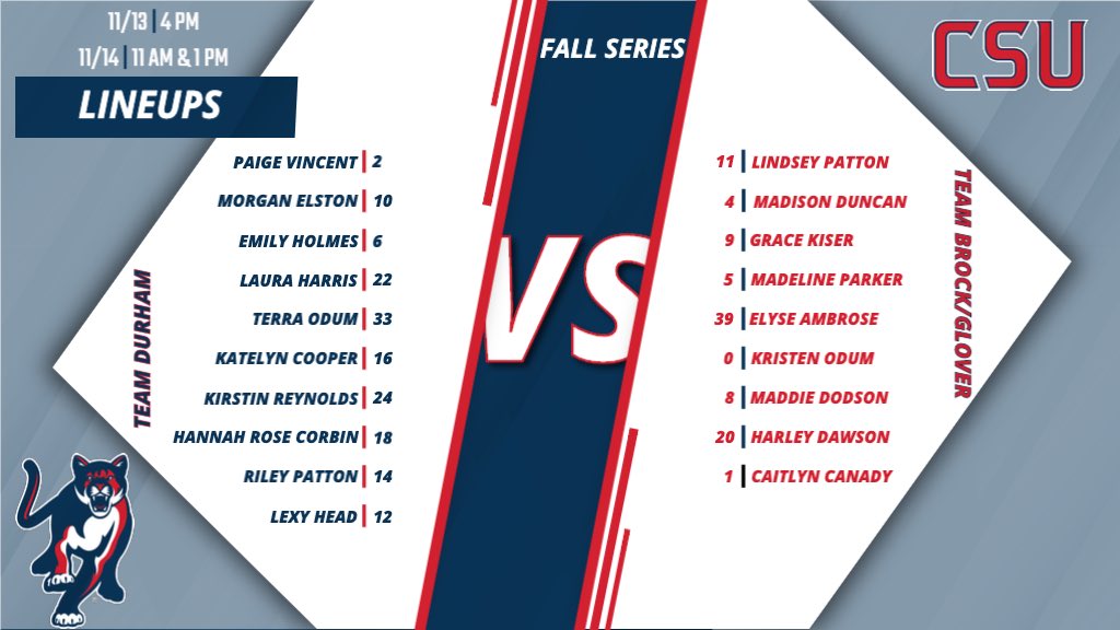 The 2020 Fall World Series Classic will begin this Friday at 4:00. 

Here are the two teams that will be doing battle at Cougar Field, Team Durham vs Team Brock/Glover. 

Check back later for the livestream link.