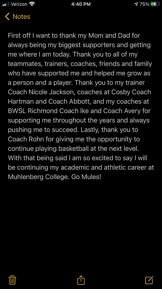 Committed! Go Mules!❤️🏀 <a href="/Muhl_wbb/">Mule women's hoops</a> <a href="/Muhl_Sports/">Muhlenberg Athletics</a> <a href="/CosbyGirlsBBall/">Cosby Basketball</a> <a href="/CosbyAthletics/">Cosby Titans Athletics</a> <a href="/richmond_boo/">Boo Williams Richmond 2020</a> <a href="/CoachNicole1/">Coach Nicole</a>