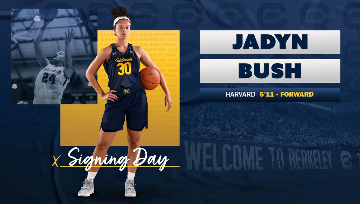 CalWBBall's tweet photo. Our third addition is @jaybush1_, a grad transfer from Harvard!
Welcome to the #CalWBBFam!
#NationalSigningDay #Willing https://t.co/Vske586YPx