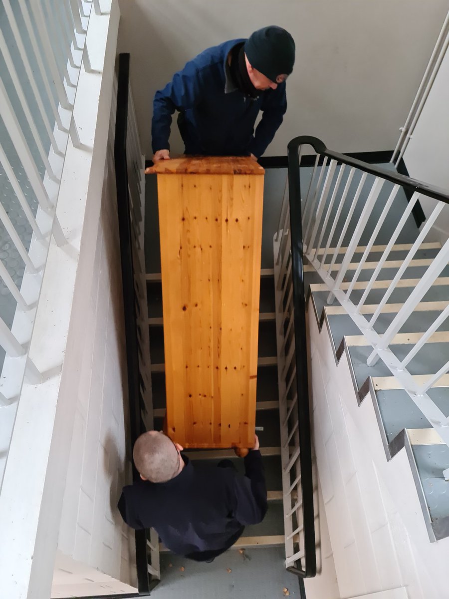 MelmountForum's tweet photo. The lads out delivering spare and shared furniture from one resident to another.

#Wherecommunitymatters https://t.co/gG1GH1Wno8