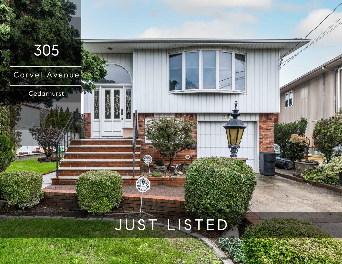VIPropertiesNY's tweet image. JUST LISTED: 305 Carvel Ave, Cedarhurst
Call/text 516.797.1313. 

This sophisticated hi-ranch styled property contains 4 bedrooms and 2.5 bathrooms

Agents: Jason Albuckler and Sharon Love

#featuredlisting #viproperties #fivetowns #cedarhurst #1brokerage #longislandrealestate