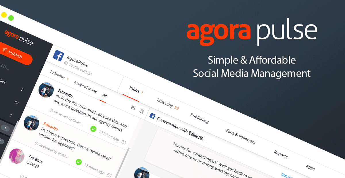 blissity's tweet image. Agorapulse: Social Media Management Made Simple dlvr.it/RlV2Yb #SocialMediaMarketing #AnalyticsTesting