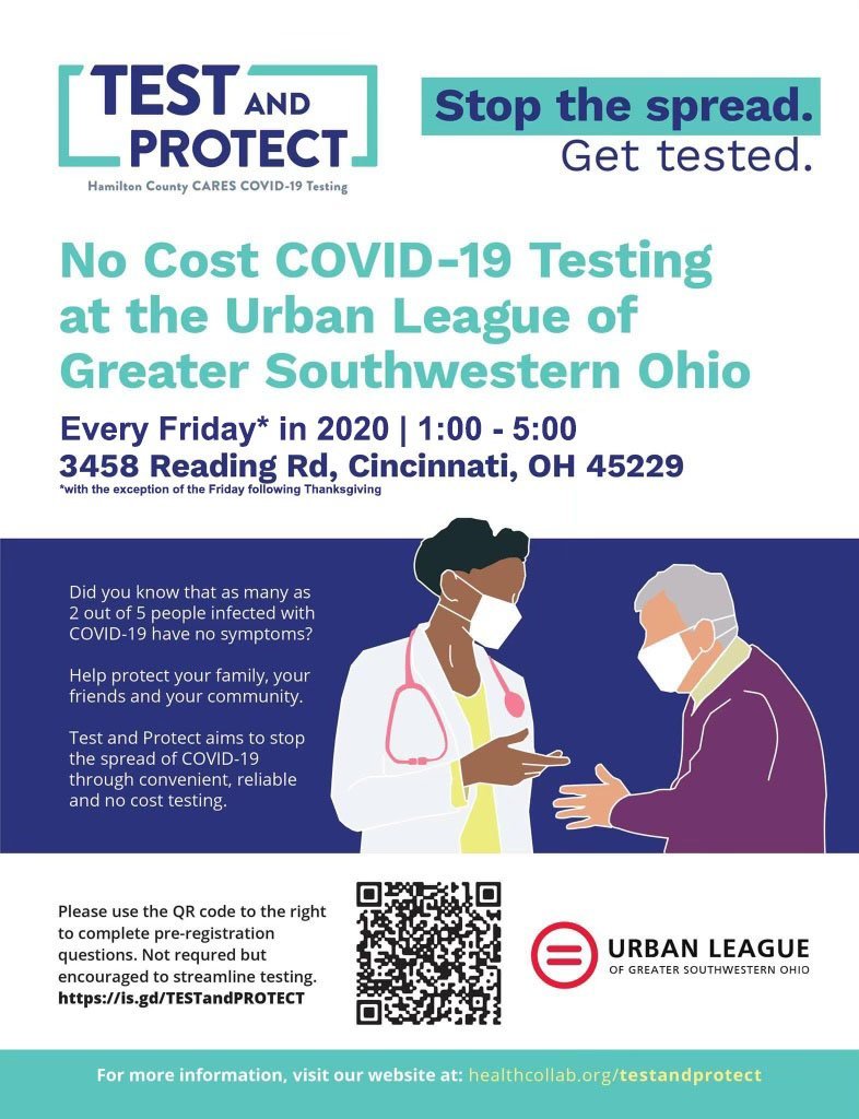 45A4P's tweet photo. No cost Covid-19 testing guys!
 Courtesy of the Urban League!

Please share!!! https://t.co/qbDzHY7rXE