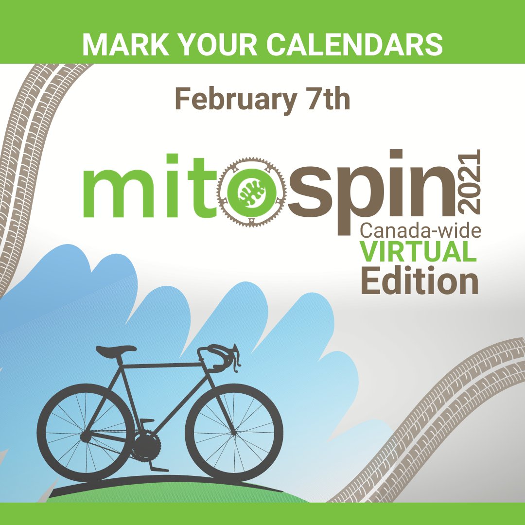 MitoCanada's tweet photo. mitoSPIN 2021 charity spinathon is happening Sunday, February 7, 2021. We’re going virtual for this event, so you can participate from the comfort of your own home or gym. 

Find out more and register today at: https://t.co/qwLpQm5HRD. 

#mitospin #spin #health #wellness https://t.co/WpdJAyKjF0