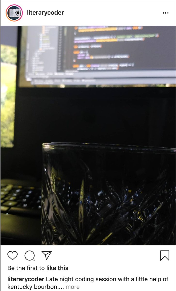 poeticGeek's tweet image. late night coding session with help from a friend…

instagram.com/p/CHd0EezFNvd

#codinglate #webdev #codinglife #bourbon