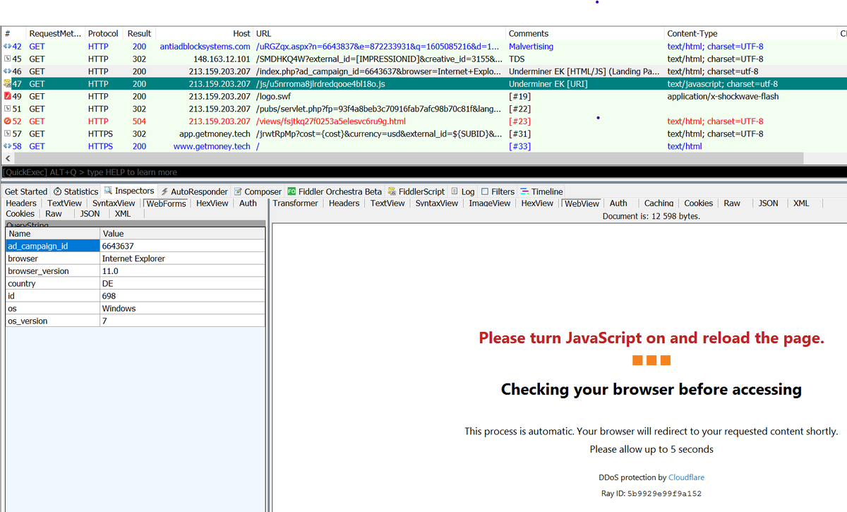 david_jursa's tweet photo. "Checking your browser before accessing" #UnderminerEK 

#Malvertising node: antiadblocksystems[.]com
#TDS: 148.163.12[.]101
Landing page: 213.159.203[.]207

https://t.co/FMIvQjSuAd

cc @nao_sec @EKFiddle @FaLconIntel https://t.co/djMUctiUAJ