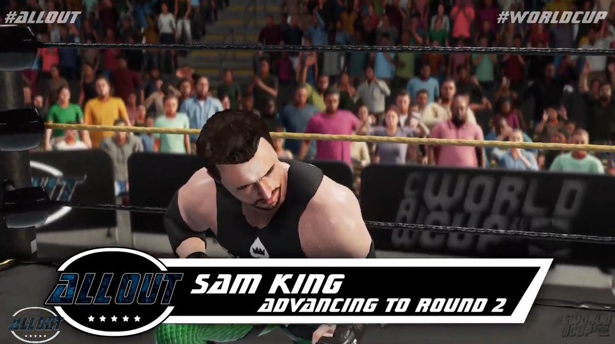 PacKimblee's tweet photo. The world has been introduced to the #KingofAces with a PICTURE PERFECT matchup on @ALLOUTWorldCup against my Titan protégé @TankDavis20. That was an awesome match that proves why I look to you for the future. But tonight's night belongs to me! All Out, I'm just gettin' started! https://t.co/aXJStS0Kyr