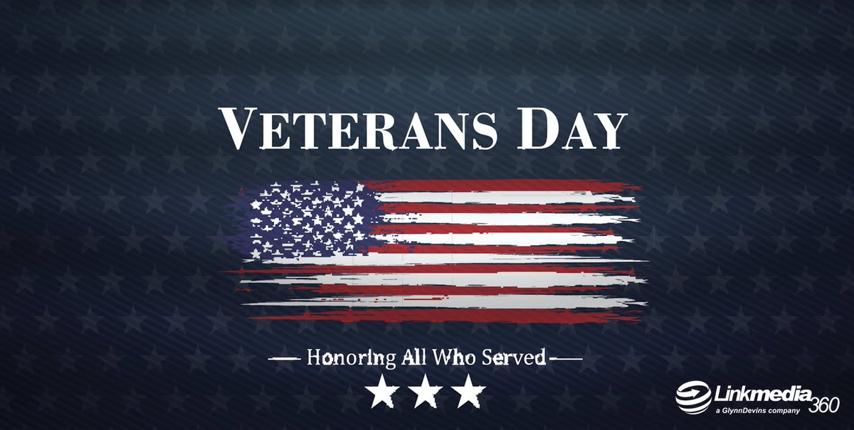 Linkmedia360's tweet photo. This #VeteransDay we would like to honor our veterans and thank them for their service, dedication and bravery. 

It is because of your sacrifices that we have our freedom. We salute you today, and every day. https://t.co/GDZlY2lvaY