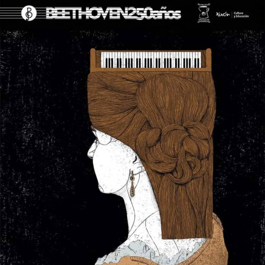 consergijon's tweet photo. Nuestro profesor de Historia, Sergio Fuente, colabora en el 250 aniversario de Beethoven en el Mercado Ecológico y Artesano de @gijon.14 y 15 de noviembre, en la Plaza Mayor, se presentará una muestra de ilustraciones inspiradas en las anécdotas narradas por Sergio. #250Beethoven https://t.co/FYwkNRLCBE