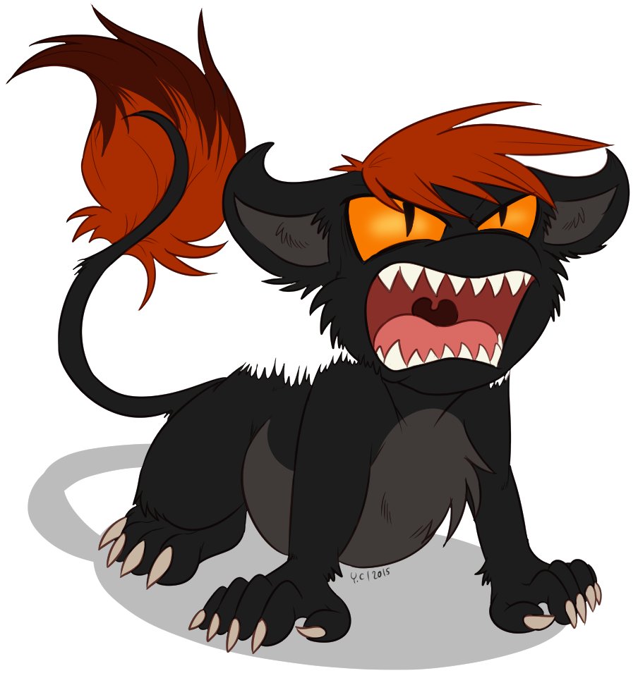 5. He isn't particularly crazy about bitter foods in general - but he will slip them into other people's food for a prank instead~However, when he transforms into his more feral true imp form, he no longer has any pickyness and will eat just about anything.