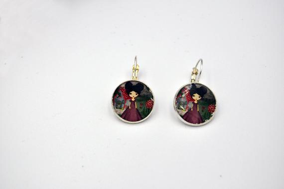 SevenkeysE's tweet photo. Gretel illustrated fairy https://t.co/u6e85qsQmo via @EtsySocial #etsyshop #etsy #etsyshop #valentinedaygift #dangleearrings #longear https://t.co/eVH8S3foTu