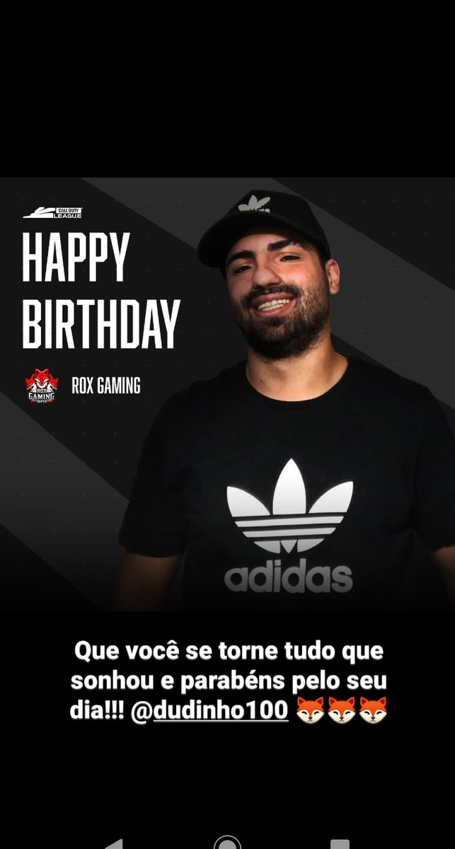 RoxGamingSuper's tweet photo. Que você se torne tudo que sonhou e parabéns pelo seu dia!!! André Figueiredo 🦊💪 https://t.co/Z1m1kPn1NE