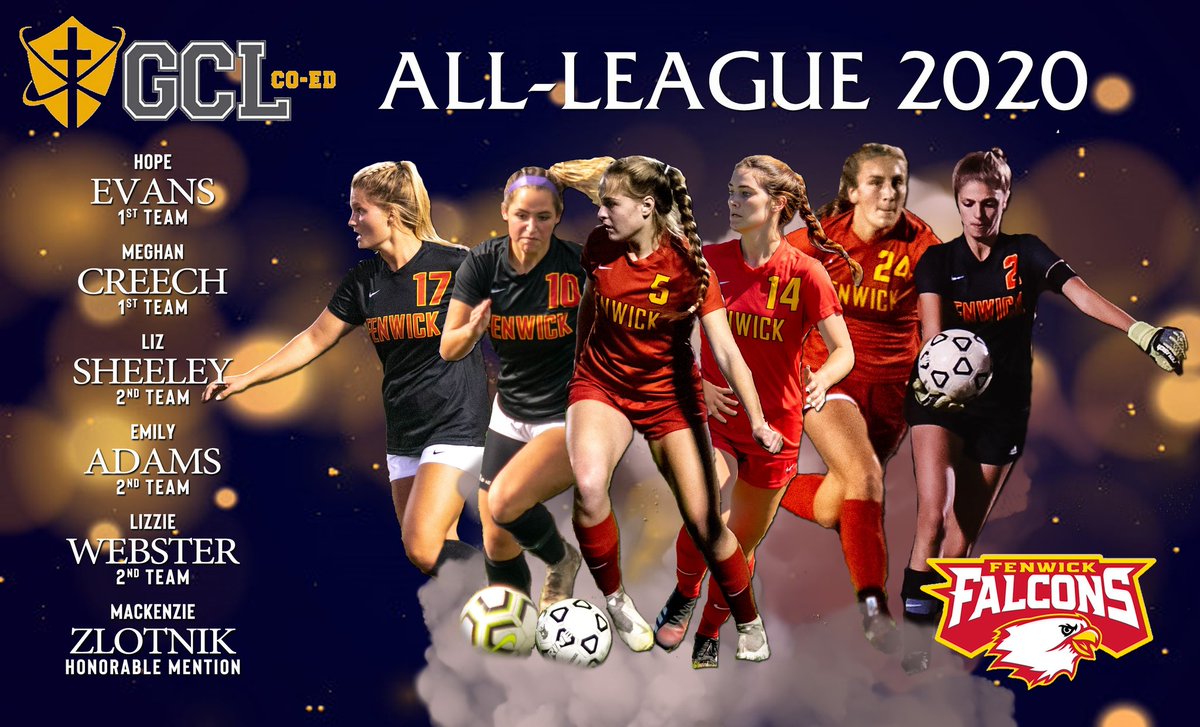 FenwickWSoccer's tweet photo. #CONGRATULATIONS are in order for our 2020 All-League #GCL Players👏👏👏  An honor to be a part of it! ⚽

#DEFENDTHENEST
#fenwickgirlsoccer #fenwickfalcons #bishopfenwick #bfhs #gcl #allleague #celebrate https://t.co/xiBpgKFAHQ