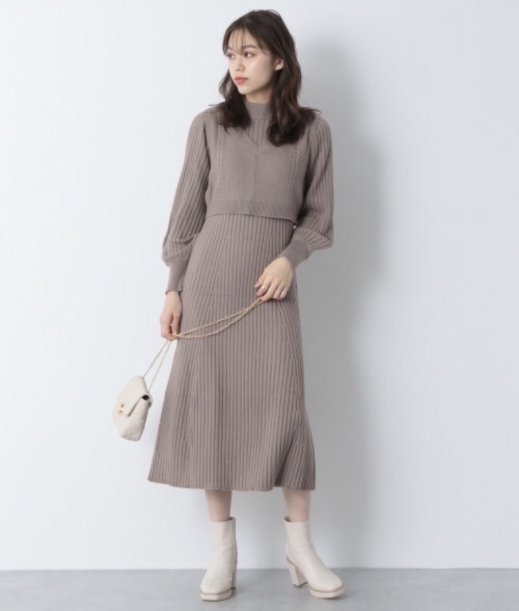 Hep Five Heather ベストツキニットワンピース T Co 5odjd1boie Hepfive Hep Heather ニットワンピース