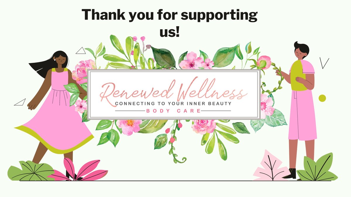 RenewedBodyCare's tweet photo. Thank you for supporting us!
https://t.co/7EKgZxA4Er

#Southernuniversity #LSU #entrepreur101 #entrepreurs #blackownedbusiness #boblover #brandembassadorwanted #skincarebrandambassdor #goaldigger #bossbabe #smallbusiness #bigbusiness #entrepreurship #skincarelover #RWBC # https://t.co/BCj95c8pU8