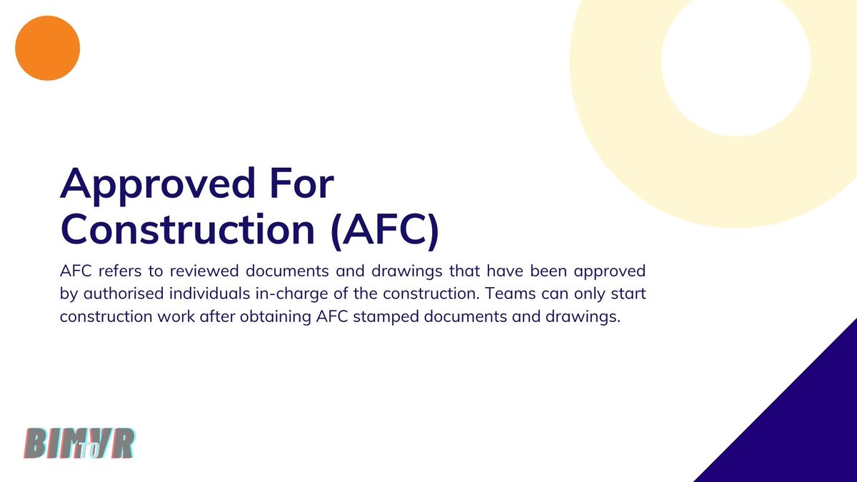 Approved For Construction (AFC)