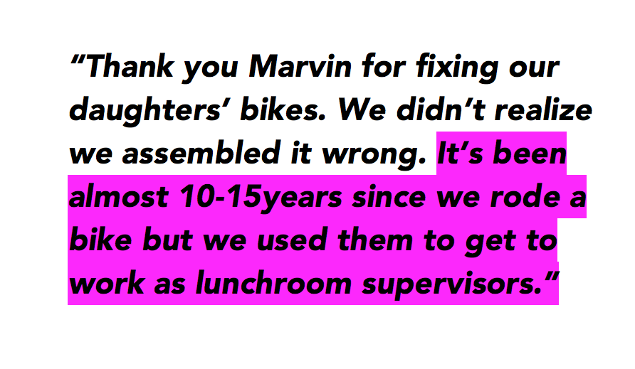 Now Nita helps us at our Lawrence-Orton Bike Hub with our outreach efforts in the community... by helping us connect with new residents in the Cedarbrook, Cedarbrae, and Woburn neighbourhoods. Building these grassroots connections are key!  #bikeTO  #ScarbTO  #Ward24  #Ward20