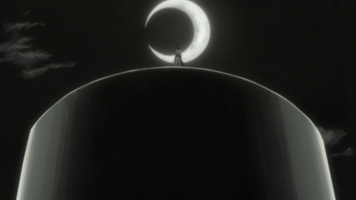 maintained the position of power in their battle, for both Ichigo and the audience know he still has a Resurrection he's yet to use. Making Ichigo play his best hand first lends itself well to Ulquiorra's goal of showing the disparity in power between them. So he leads Ichigo up.