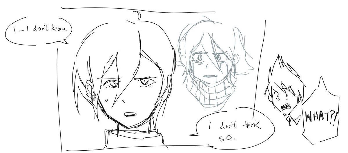 shuichi saw kokichi's eyes in that instant and shuichi would have seen the genuine fear in his eyes. (2/2) 
