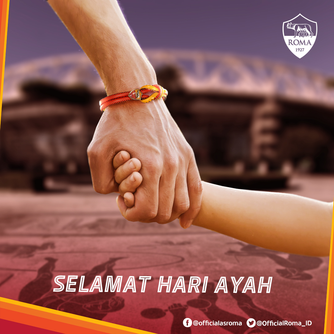 OfficialRoma_ID's tweet photo. Selamat #HariAyahNasional! 🙏

Selalu hormati ayahmu, yang tak pernah berhenti memperjuangkan &amp; membanggakanmu. 🧔

Ah, adakah kalian yang jadi Romanisti karena pengaruh ayah? 😉

#HariAyah #ASRoma https://t.co/7mOQcqOqOP
