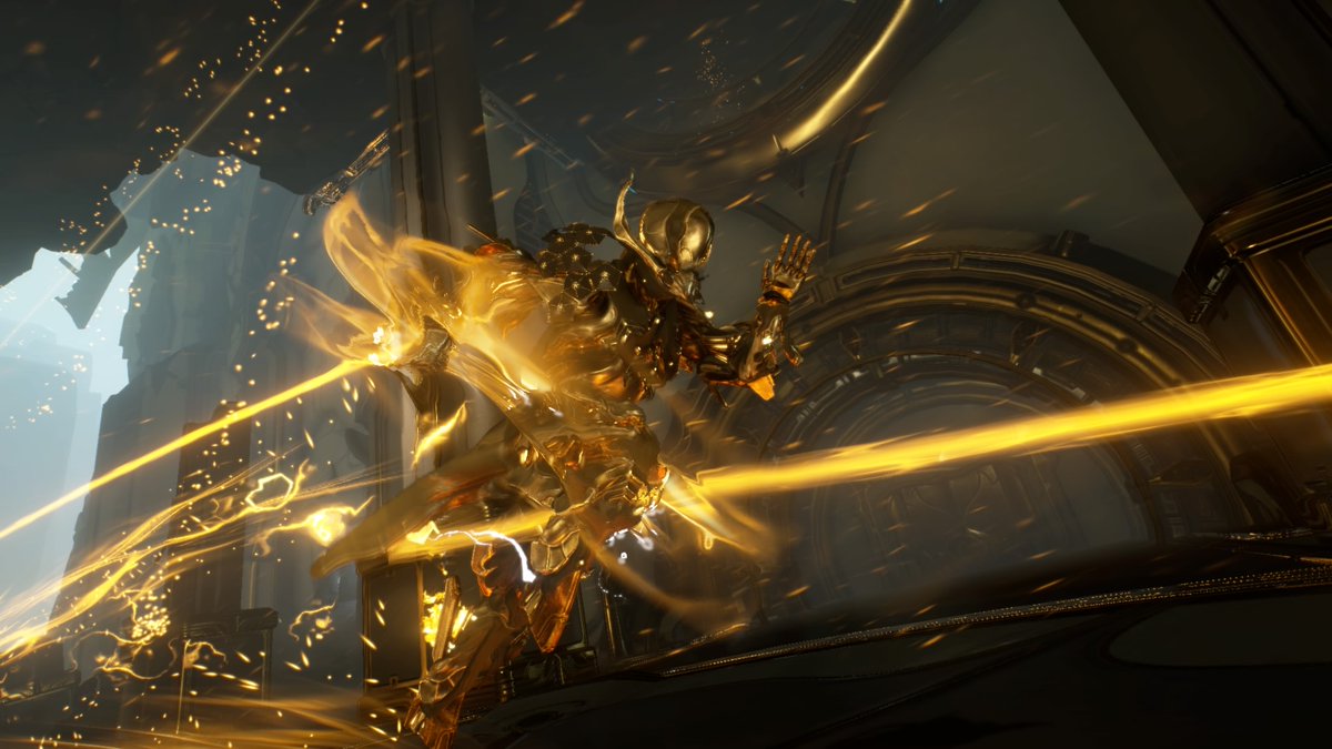 CrazedX097's tweet photo. Dipped in gold, this dashing gentleman (pun intended) rushes into battle. Unedited. #moframe2020 #PS4share https://t.co/foW5uxlxiV