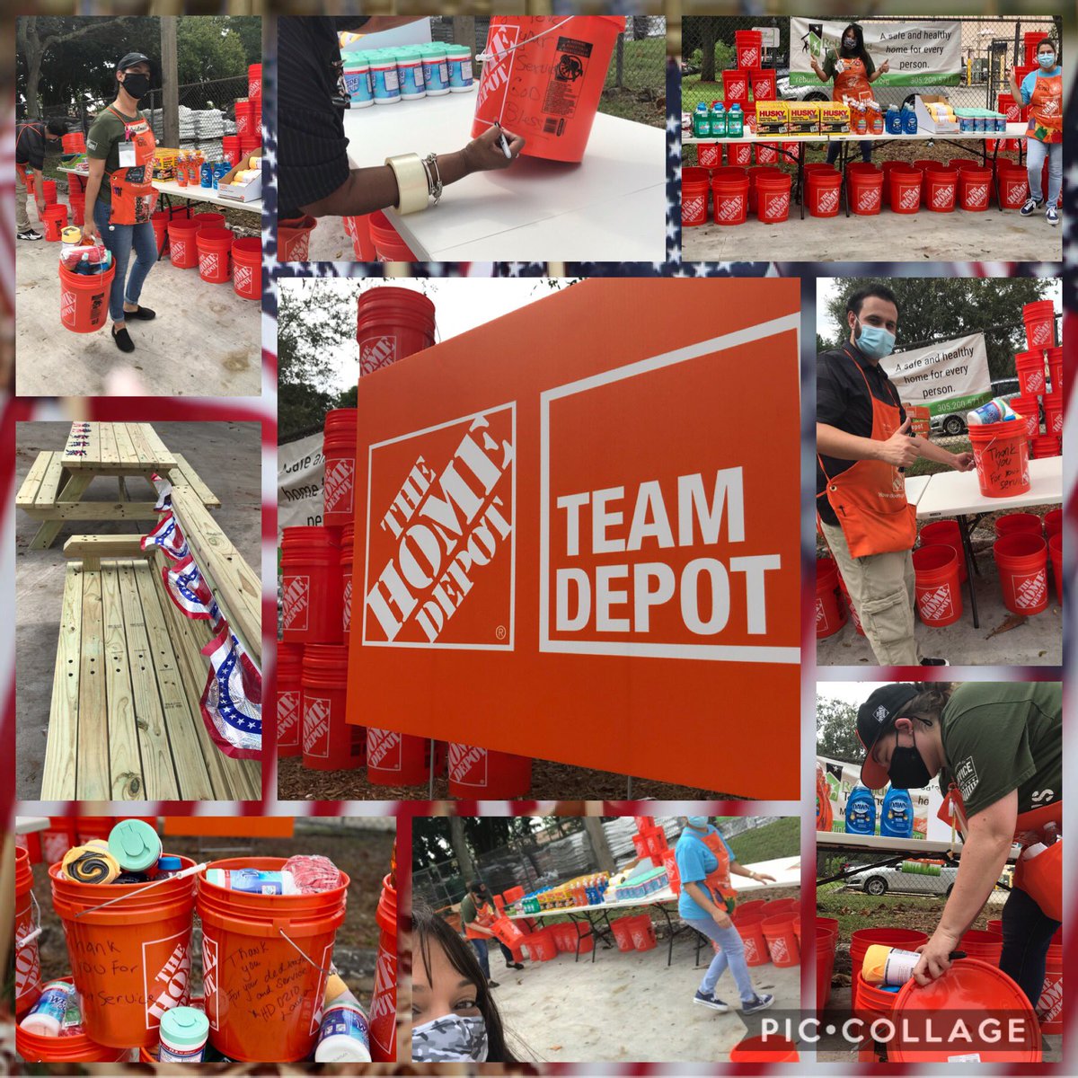 FrancesSalgado5's tweet image. Thank you to our amazing associates that gave back to our veterans today! #OperationSurprise #VeteransDay #1RegionSFL @TeamDepot_Sean @wcork19 @jordana_kenia