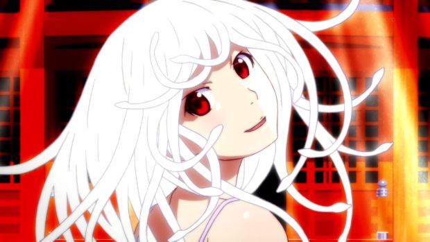 nadeko sengoku but as you scroll down her smile is getting bigger [MSS SPOILERS] 
