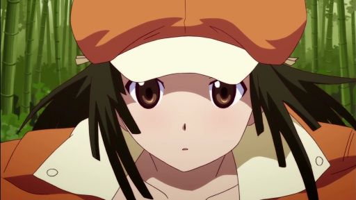 nadeko sengoku but as you scroll down her smile is getting bigger [MSS SPOILERS] 