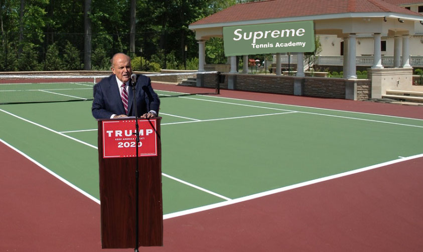 rusty_lowrey's tweet photo. Rudy takes his case to the Supreme court. @RudyGiuliani https://t.co/kgAHav6bbf