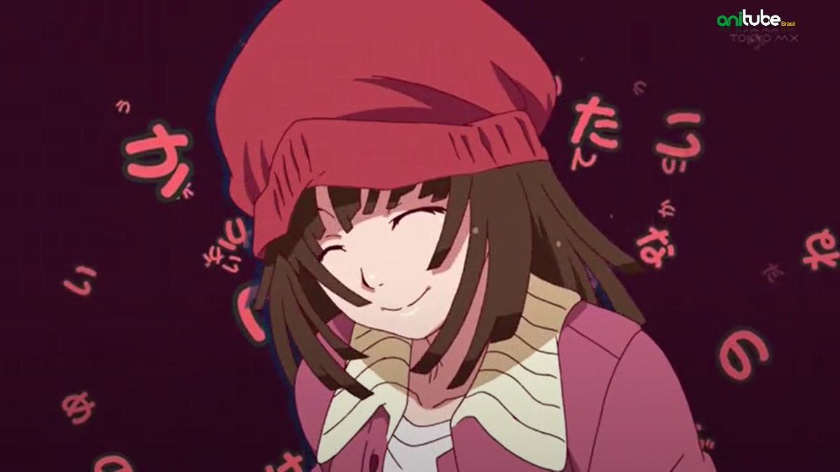 nadeko sengoku but as you scroll down her smile is getting bigger [MSS SPOILERS] 