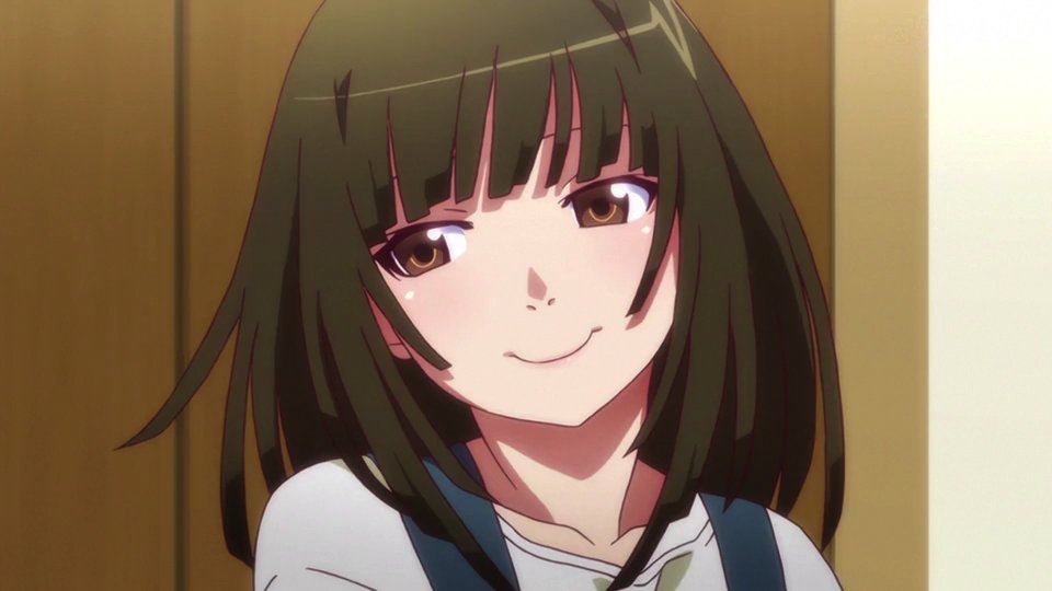 nadeko sengoku but as you scroll down her smile is getting bigger [MSS SPOILERS] 