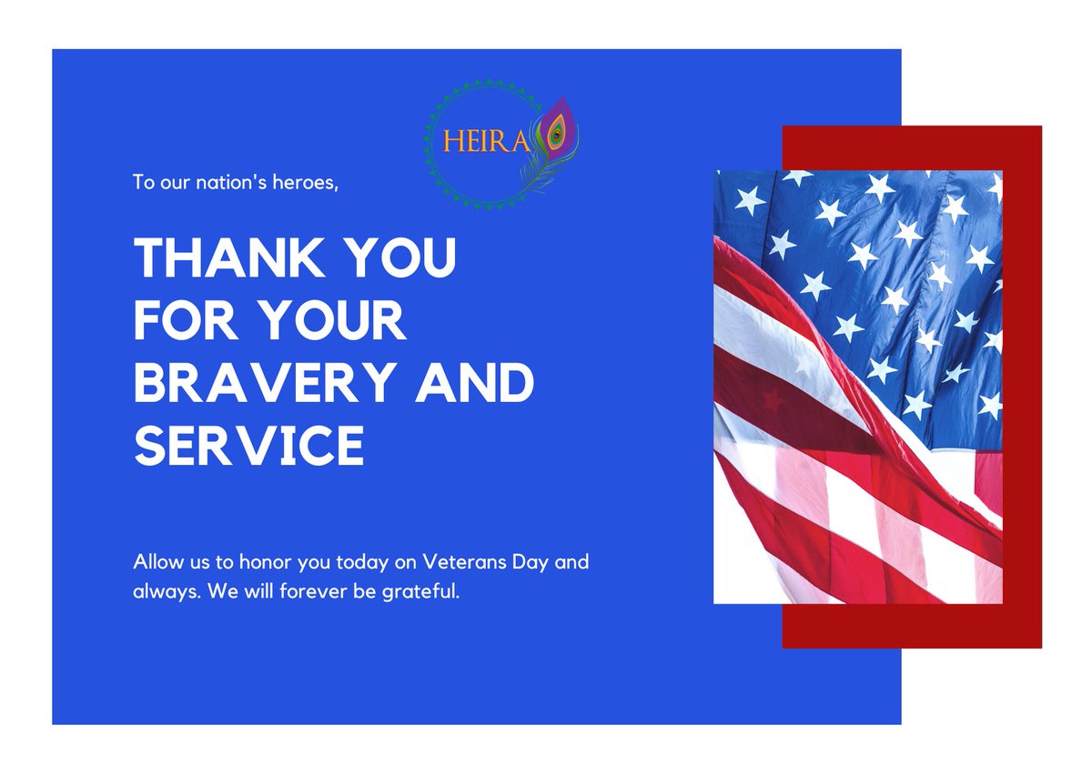 heira_of's tweet photo. To All of our Nation’s Heroes, Ladies of HEIRA would like to say Thank You for your Bravery and Service. Happy Veterans Day!  #heira #ladiesofheira #exceptionalwomen #doingremarkablegood #sisterhood #service #community #neworleans #louisiana #nola https://t.co/aG75yLe2bQ